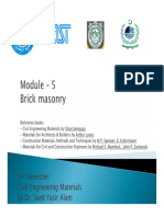Module - 5 Bricks