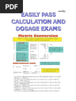 Math for Med Dosage Calculations