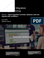 Session 1 - Azure Migration Overview