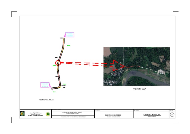 Vicinity Map: End of The Project STA. 0+300 E 637408.080 807843.459 | PDF