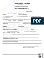 Student Profile