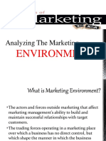 Analyzing Marketing Environment