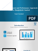 Training, Development and Performance Appraisal of Unilever Bangladesh Limited