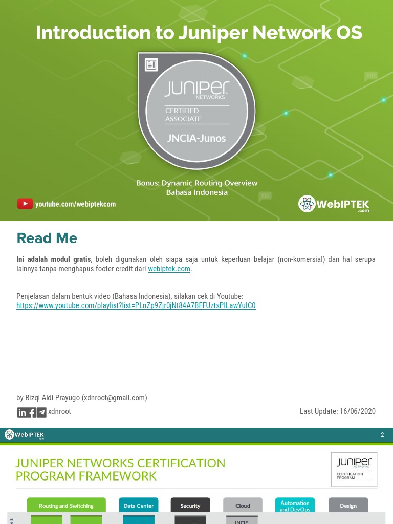 Panduan Belajar Juniper Networks | PDF