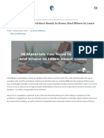 Article - 16 Materials Every Architect Needs To Know PDF