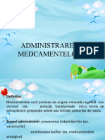 ADMINISTRAREA MEDCAMENTELOR partea 1