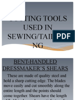 Cutting Tools Used in Sewing/Tailori NG