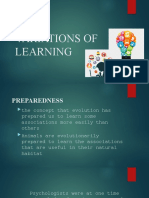 Variations of Learning