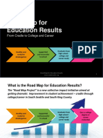 Road Map For Education Results: From Cradle To College and Career