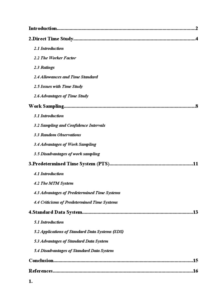 Work Measurement Report | PDF | Confidence Interval | Normal Distribution