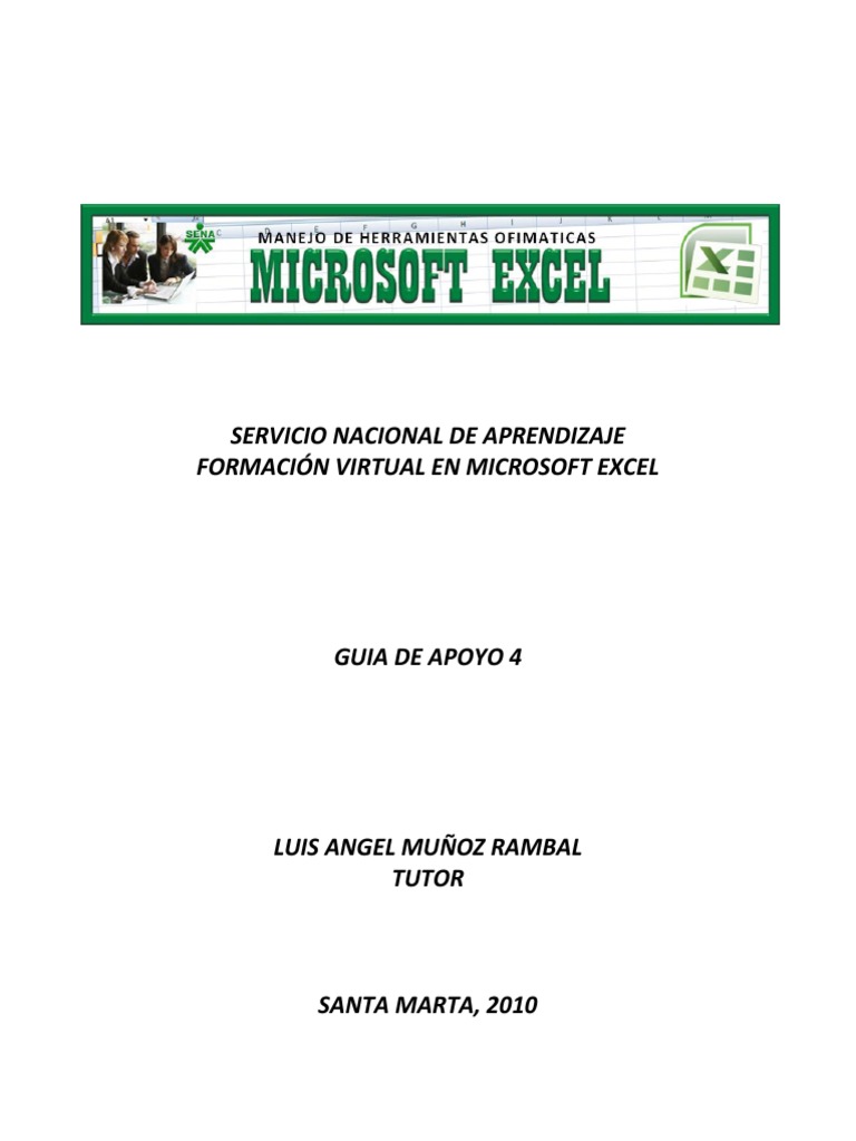 Guia De Excel 4 Pdf Macro Informática Microsoft Excel