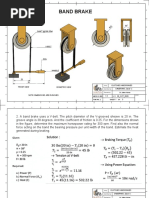 Band Brake: Front View Isometric View