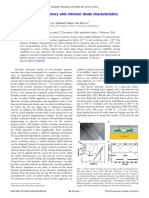 Nanoscale Resistive Memory With Intrinsic Diode CH