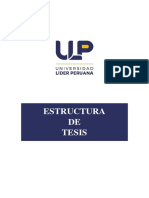 Estructura de TESIS PDF