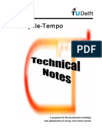 Cycle-Tempo Manual: Thermodynamic Modeling and Optimization