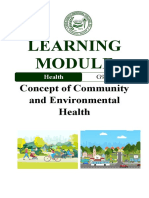 Learning: Concept of Community and Environmental Health