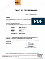 CERTIFICADO DE OPERATIVIDAD MINICARGADOR 262D_actual