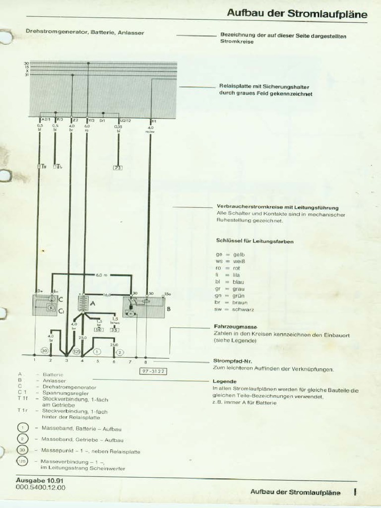 Manual Wiring Diagrams Golf Mk3 PDF PDF