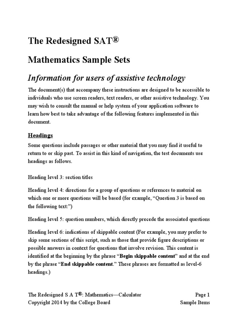 Math Calculator Permitted Sample Set PDF Cartesian Coordinate