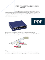 Lab 5 Introduction To Packet Tracer and Cisco Router