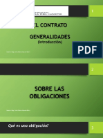 Generalidades y Elementos Del Contrato PDF
