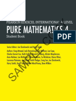 International A Level Mathematics Pure Mathematics 4 Student Book Sample