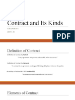Contract and Its Kinds: Chapter-1 (LEC 2)