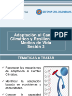 Sesion 3 Adaptabilidad Nacional Cambio Climatico PDF