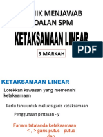 Modul SPM Ketaksamaan Linear