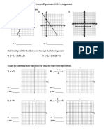 2-2 Linear Equations Day 1 Assignment