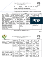 Rúbrica Matematicas 11 Segundo Periodo