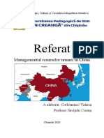 Referat: Managementul Resurselor Umane În China