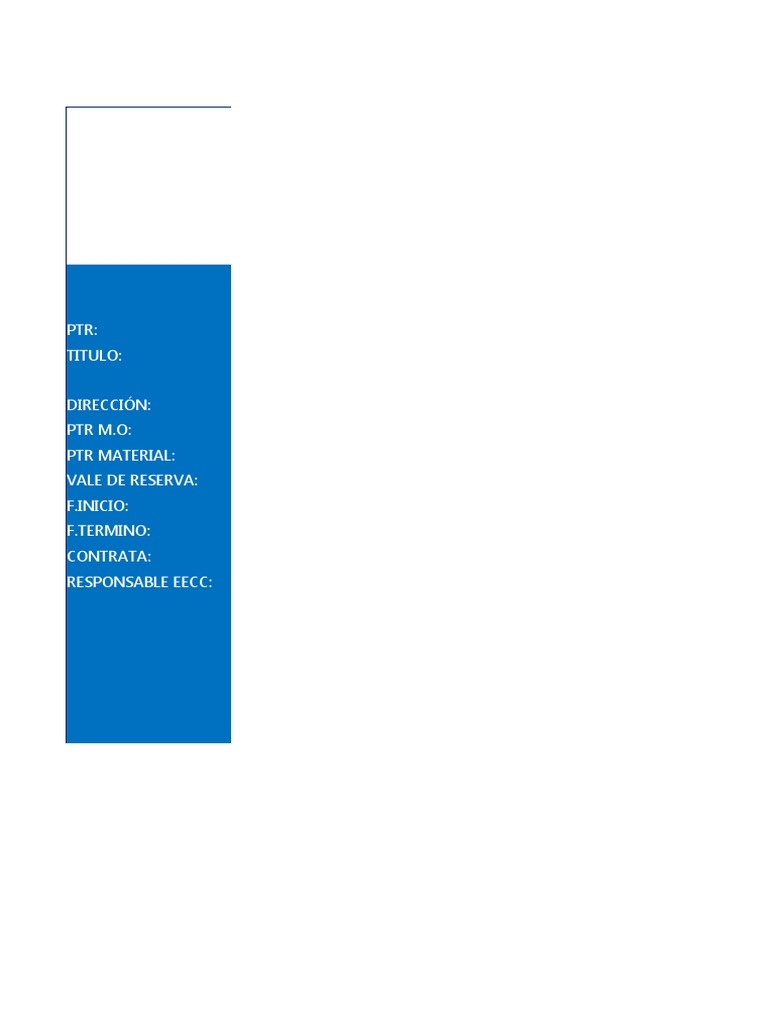 Copia de FORMATO DE PTR 3 | PDF | Fibra óptica | Cable coaxial