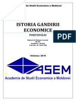 Istoria Gandirii Economice