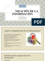 Organización de La Información