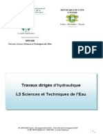 TD Hydraulique L3 STE 2019 - UNA Final