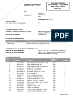 Inkanata Factory & Mining Support S.A.C.: Guía de Remisión Electrónica - Remitente RUC: 20557179829 EG01-252