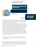 Modos de Producción y Movilidad - Ingenio Nacional