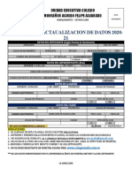 Planilla Actualizacion de Datos Año 2020-2021