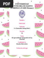 El Aprendizaje Integrado de Las Ciencias