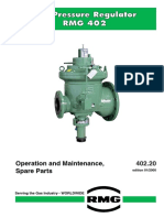 Gas Pressure Regulator RMG 402: Operation and Maintenance, Spare Parts