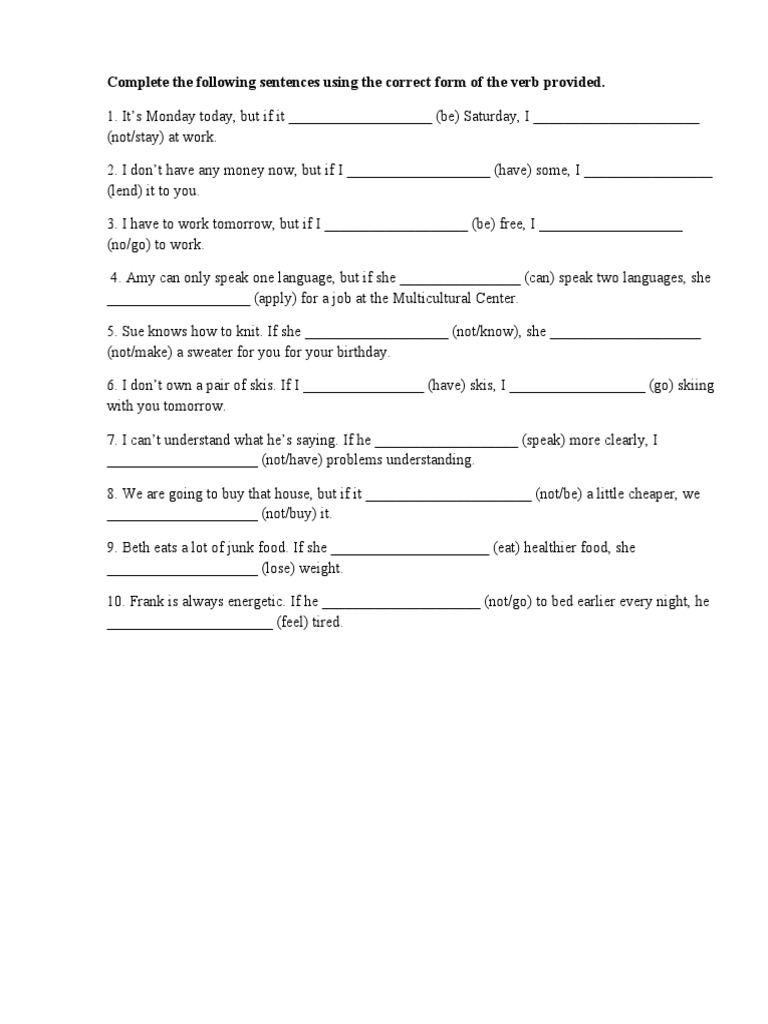 Verb Form Completion Exercises | PDF | Language Arts & Discipline