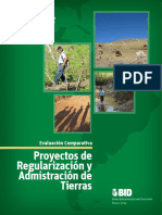 Proyectos de Regularización y Administración de Tierras Evaluación Comparativa PDF