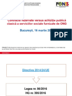 Contracte Rezervate vs. Achiziție Publică Clasică A Serviciilor Sociale Din Perspectiva Directivei Europene A Achizițiilor Publice