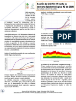 Boletín Epidemiológico Semanal COVID 19. Semana 42