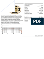 Classic G12H-75 Creamback: General Specifications