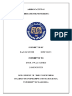 Assignment 02: Irrigation Engineering