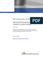 Visual SourceSafe Version Control Setup White Paper for Microsoft Dynamics AX 2009