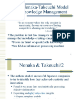 The Nonaka-Takeuchi Model of Knowledge Management