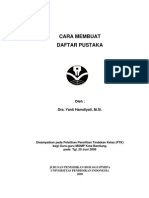 Cara Membuat Daftar Pustaka